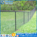 Made in china used chain link fence green pvc coated Garden fence for sale